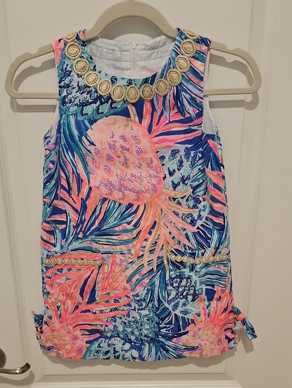 Lilly Pulitzer Girls " Gypset Paradise" Shirt Dress 7